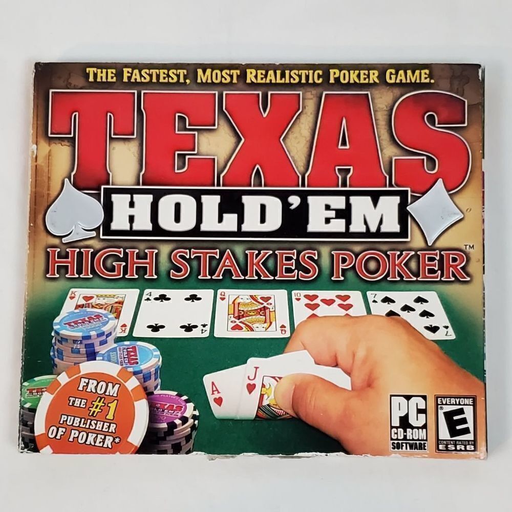 Texas Hold'em High Stakes Poker PC Game CD-ROM